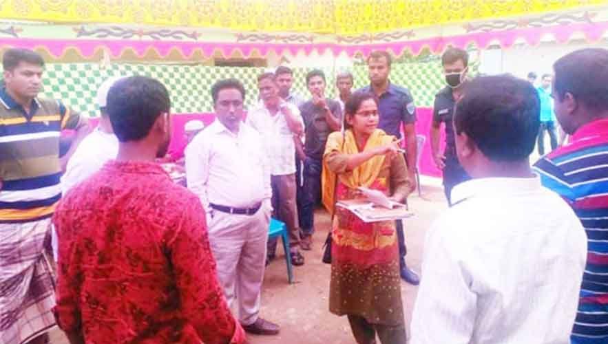 ঘটা করে ছেলের সুন্নতে খতনা করায় ভ্রাম্যমান আদালতের জরিমানা। Madhabpur-F