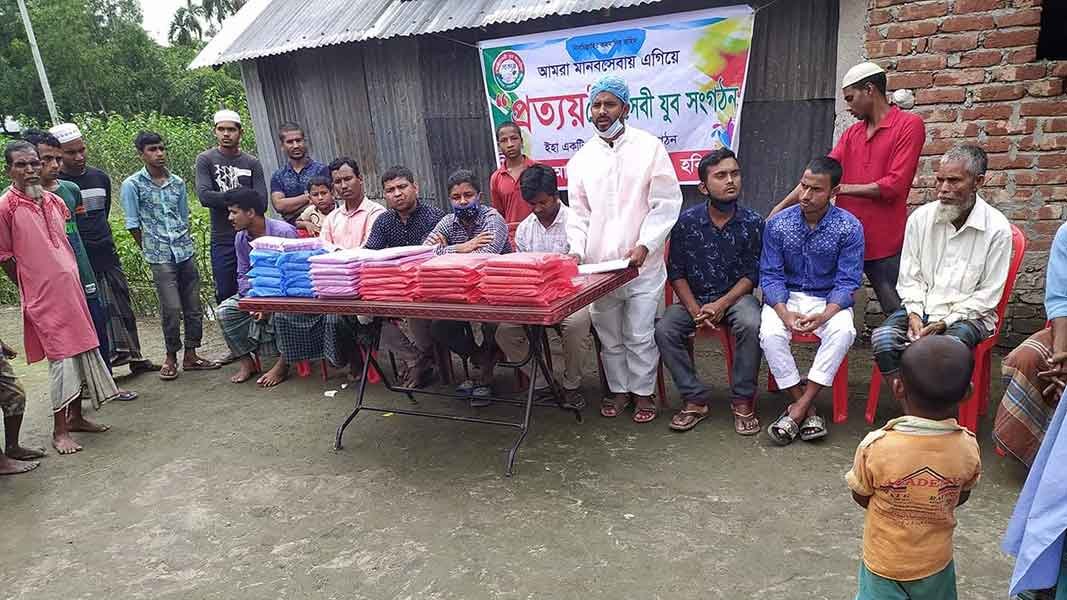 মাধবপুরে প্রত্যয় স্বেচ্ছাসেবী যুব সংগঠনের উদ্যােগে ঈদ বস্ত্র বিতরণ মাধবপুরে প্রত্যয় স্বেচ্ছাসেবী যুব সংগঠনের উদ্যােগে ঈদ বস্ত্র বিতরণ