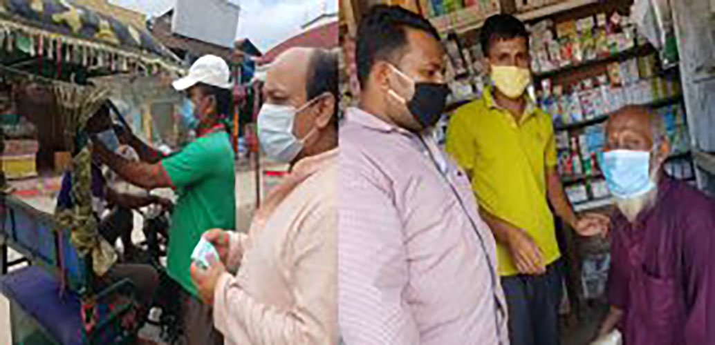 বানিয়াচং প্রেসক্লাবের উদ্যোগে মাস্ক বিতরণ Baniyachong-Press-Club