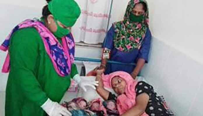 মাধবপুরে অস্ত্রপাচার ছাড়াই একসঙ্গে তিনটি সন্তানের জন্ম মাধবপুরে অস্ত্রপাচার ছাড়াই একসঙ্গে তিনটি সন্তানের জন্ম