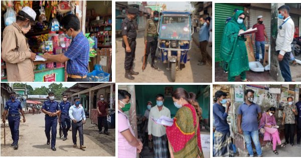 লকডাউনের ২য় দিনে প্রশাসনের তৎপরতা লকডাউনের ২য় দিনে প্রশাসনের তৎপরতা