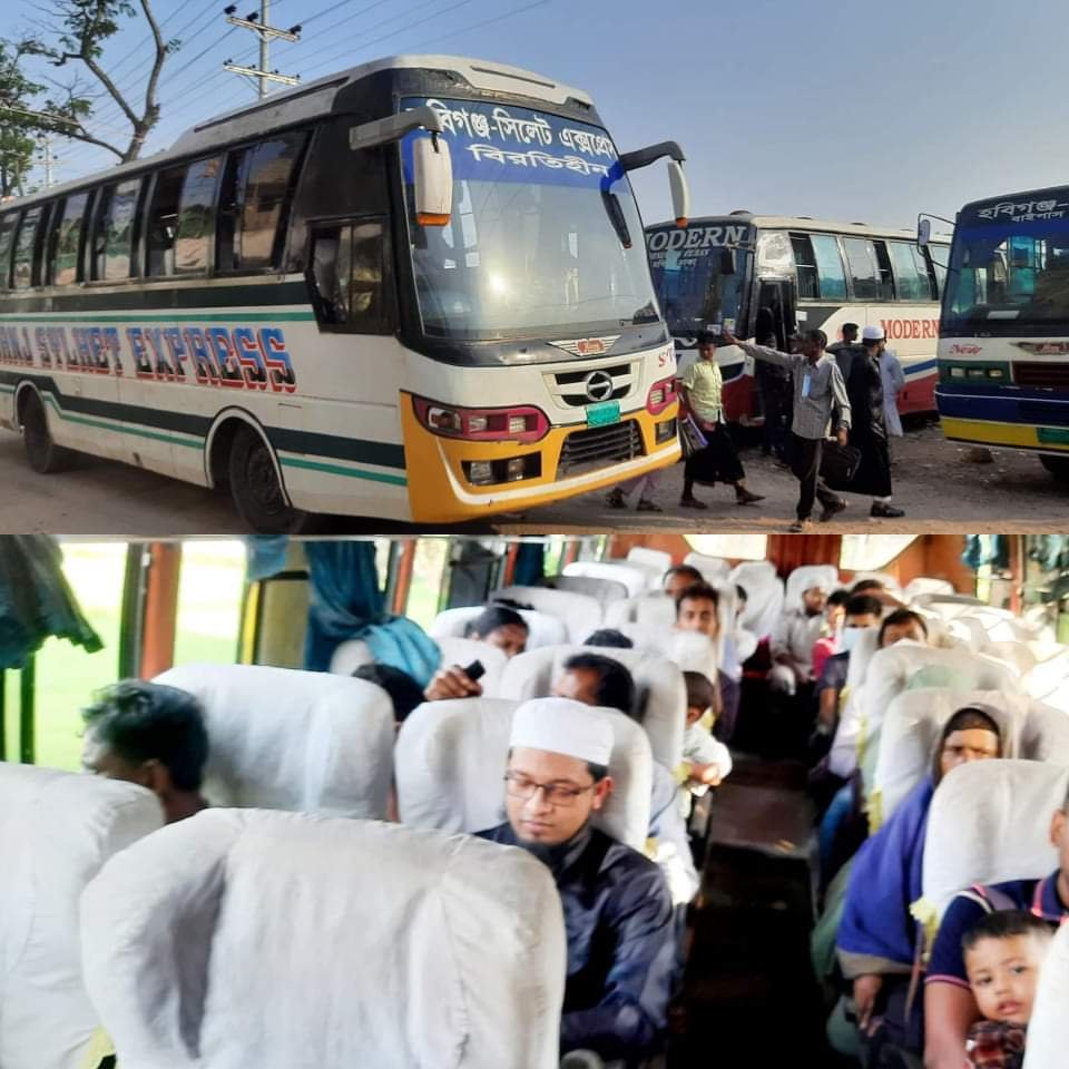 হবিগঞ্জ সিলেট বিরতিহীনে মানা হচ্ছে না স্বাস্থ্যবিধি, ভাড়া আদায় বেশী হবিগঞ্জ সিলেট বিরতিহীনে মানা হচ্ছে না স্বাস্থ্যবিধি, ভাড়া আদায় বেশী