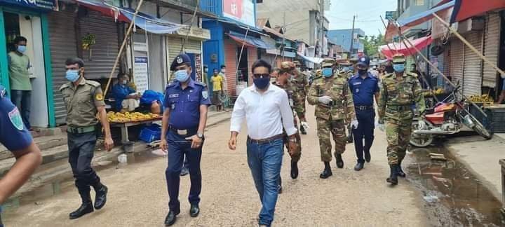 বানিয়াচংয়ে কঠোর লকডাউন, ভ্রাম্যমান কোর্টের জরিমানা বানিয়াচংয়ে কঠোর লকডাউন, ভ্রাম্যমান কোর্টের জরিমানা