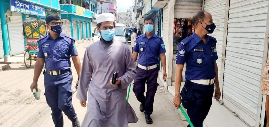 লকডাউন বাস্তবায়নে জেলায় অব্যাহত আছে টহল ও ভ্রাম্যমাণ আদালত
