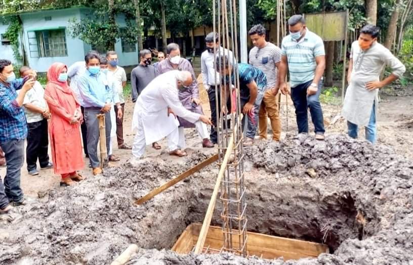 জনস্বাস্থ্য প্রকৌশল ভবনের ভিত্তিপ্রস্তর স্থাপন জনস্বাস্থ্য প্রকৌশল ভবনের ভিত্তিপ্রস্তর স্থাপন