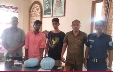 মাধবপুরে গাঁজাসহ গ্রেপ্তার ২ মাধবপুরে গাঁজাসহ গ্রেপ্তার ২