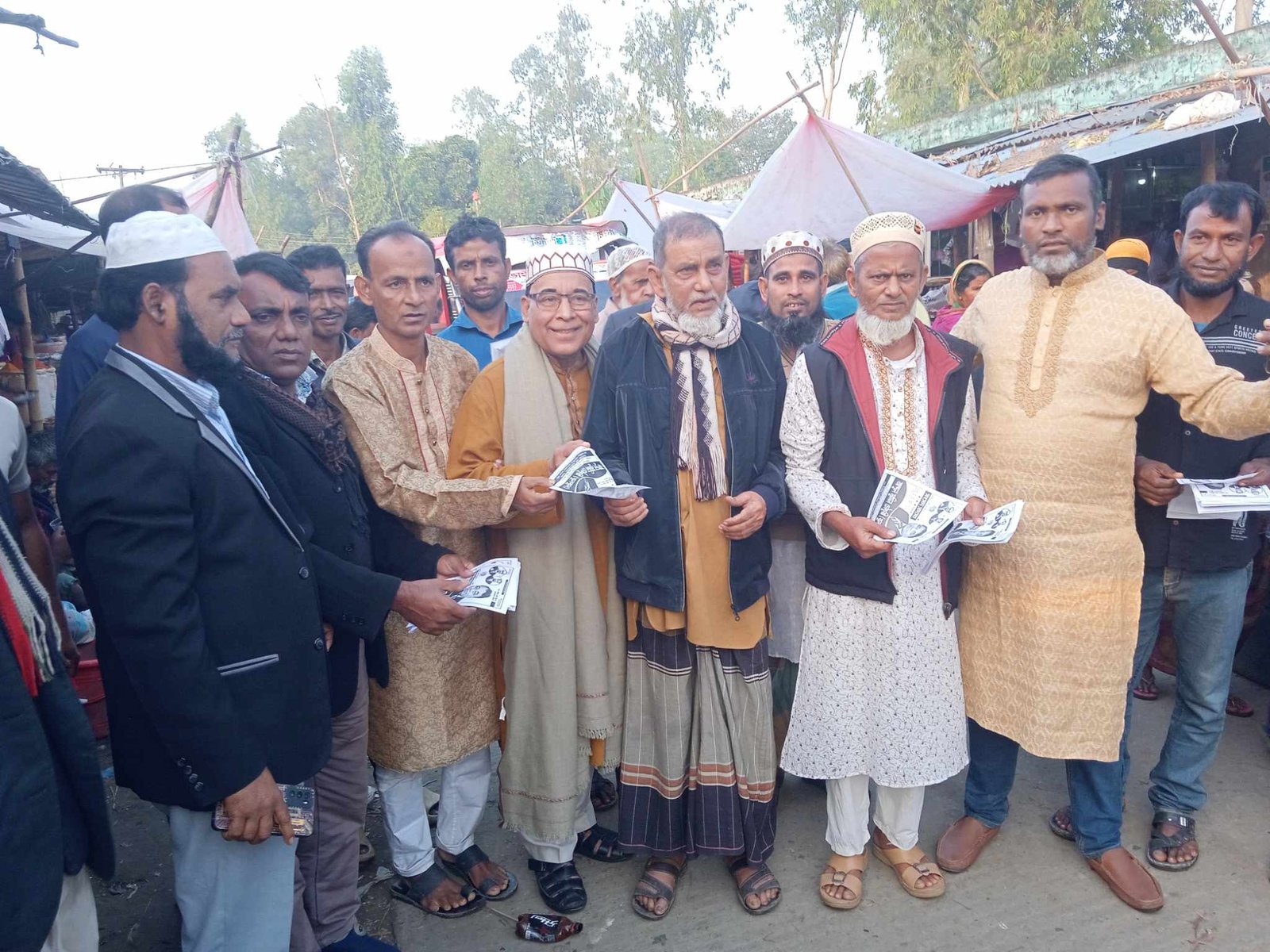 জাতীয় পার্টি মনোনীত প্রার্থী মুমিন চৌধুরী বুলবুলের গণসংযোগ ও প্রচারণা
