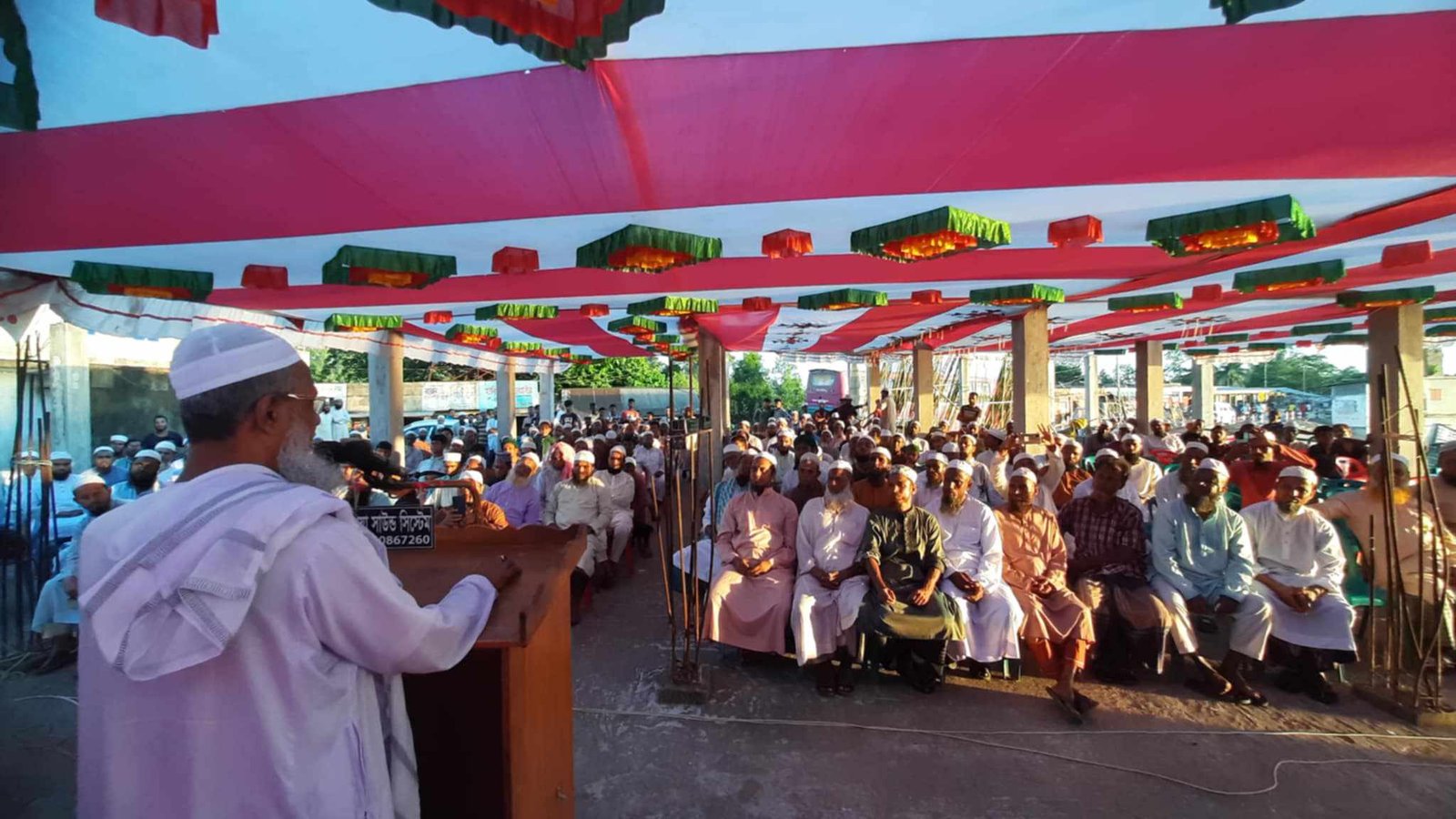 লাখাইয়ে ইসলামী আন্দোলন বাংলাদেশের গণ সমাবেশ অনুষ্ঠিত 