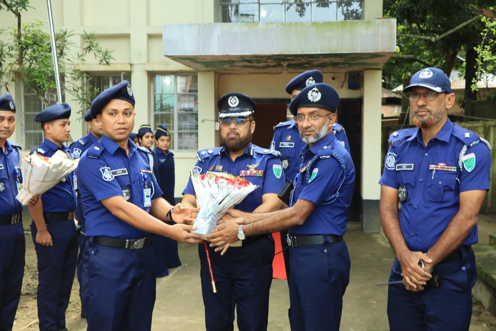 রেঞ্জ ডিআইজি, সিলেট রেঞ্জ জনাব মোঃ মুশফেকুর রহমানের  হবিগঞ্জ সফর