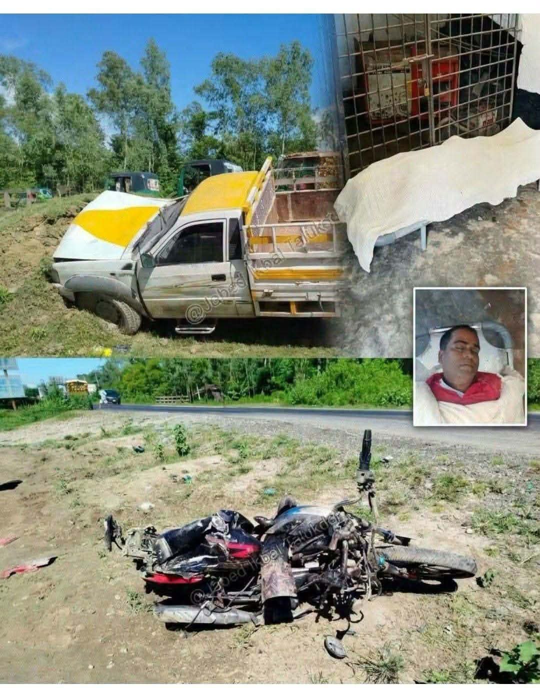 নবীগঞ্জে ঢাকা-সিলেট মহাসড়কে মোটরসাইকেল-পিকআপ সংঘর্ষে ২ জন নিহত