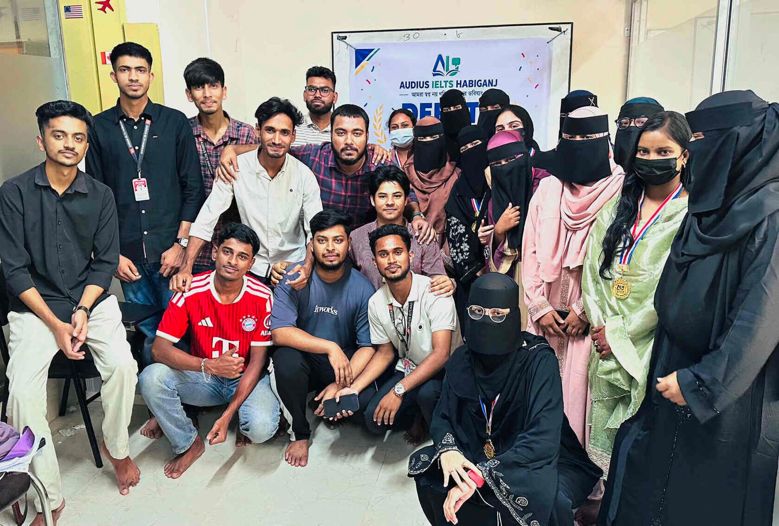 হবিগঞ্জে অডিয়াস আইএলটিএসের ডিবেট কম্পিটিশনের ফাইনাল অনুষ্ঠিত